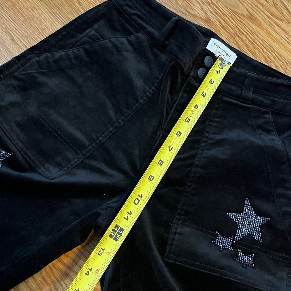 Anthropologie x Pilcro The Wanderer Star Embellished Velvet Pants Size 27 NWT - Picture 7 of 14